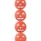 12 Pack: Orange Dyed Reconstituted Stone Pumpkin Beads, 25mm by Bead Landing™